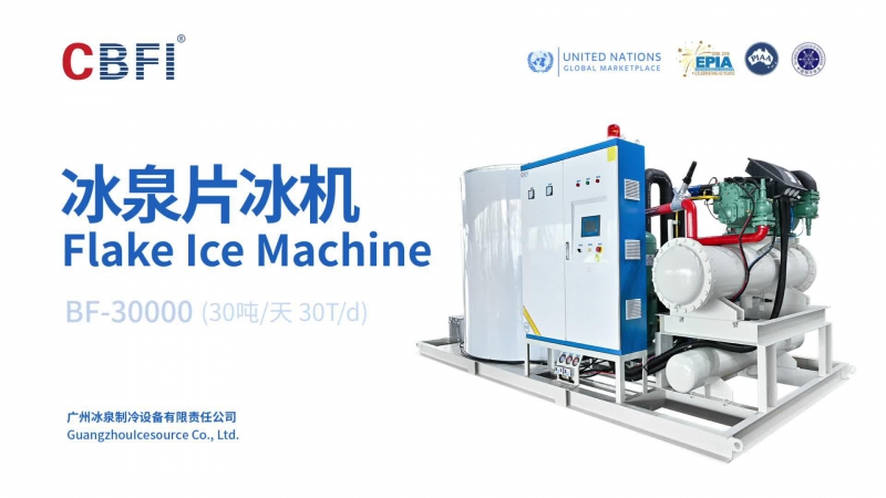 ماكينة صناعة شرائح الثلج سعة 30 طن (BF30000)