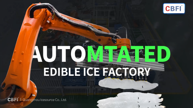 مصنع آلات أوتوماتيكية لإنتاج الثلج الصالح للأكل