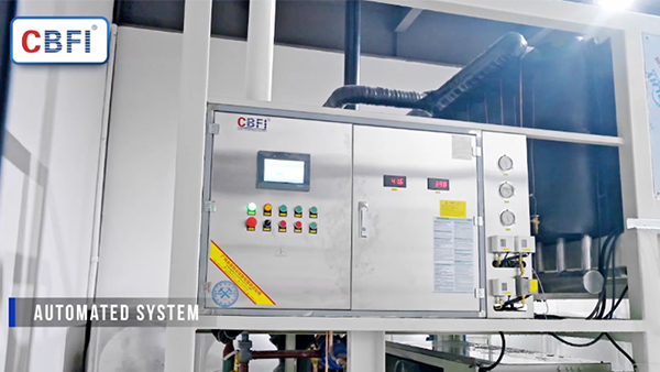 ماكينة صنع مكعبات الثلج الآلية سعة 10 أطنان