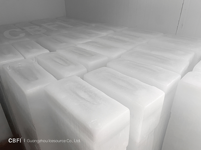 4.3آلة إنتاج قوالب الثلج للتبريد المباشر، سعة 10 طن (لأحد العملاء من Huizhou)