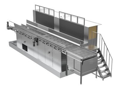 مجمد الطبقة المائعة السريع