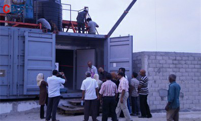  مشروع ماكينة تصنيع وتخزين ألواح الثلج في الحاوية لجزر المالديف