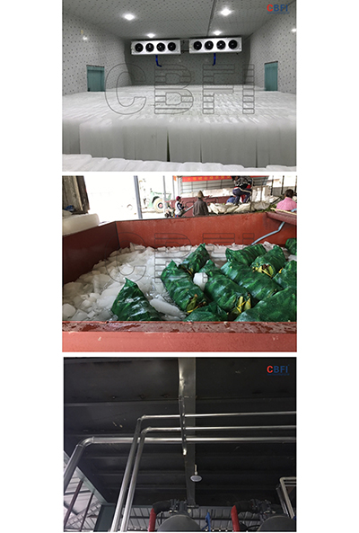  نظام تصنيع الثلج المالح بسعة 100 طن في مقاطعة Yunnan